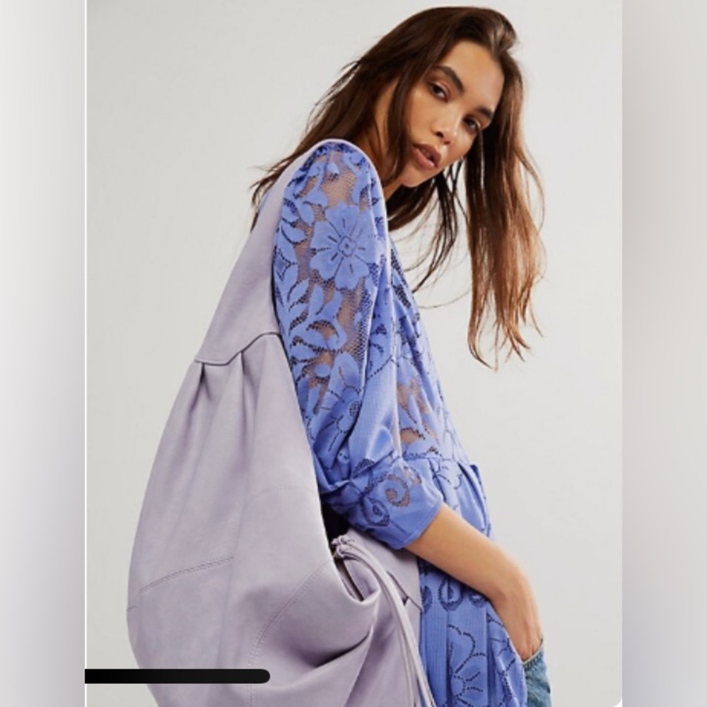 NWT FREE PEOPLE Slouchy Carryall Lilac - COLOR SOLD OUT ONLINE